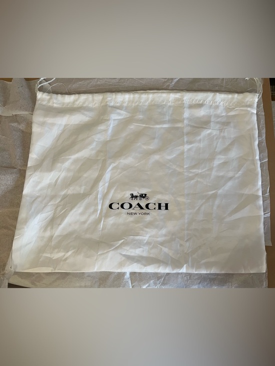 Coach Handbags - Coach Large Satin Dustbag Drawstring Storage Dust Bag 19.5 x 15 EUC